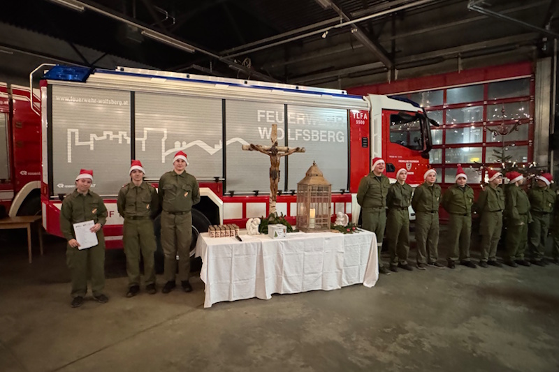 Friedenslichtaktion der Feuerwehrjugend 2024